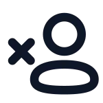User Close SVG Icon
